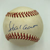 Hank Aaron Signed Official National League Baseball PSA DNA COA