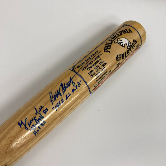 Philadelphia Athletics A's Greats Multi Signed Cooperstown Baseball Bat
