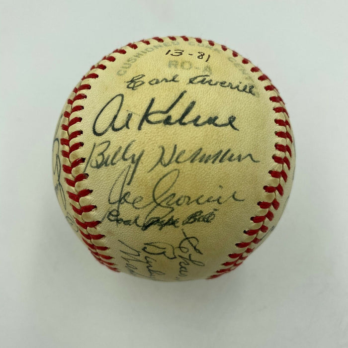 Stan Musial Joe Cronin Bob Gibson Hall Of Fame Multi Signed Baseball JSA