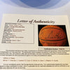 2004-05 Chicago Bulls Team Signed NBA Game Basketball Scottie Pippen JSA COA