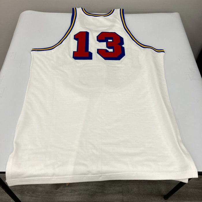 Wilt Chamberlain Signed Authentic Philadelphia Warriors Jersey Upper D —  Showpieces Sports