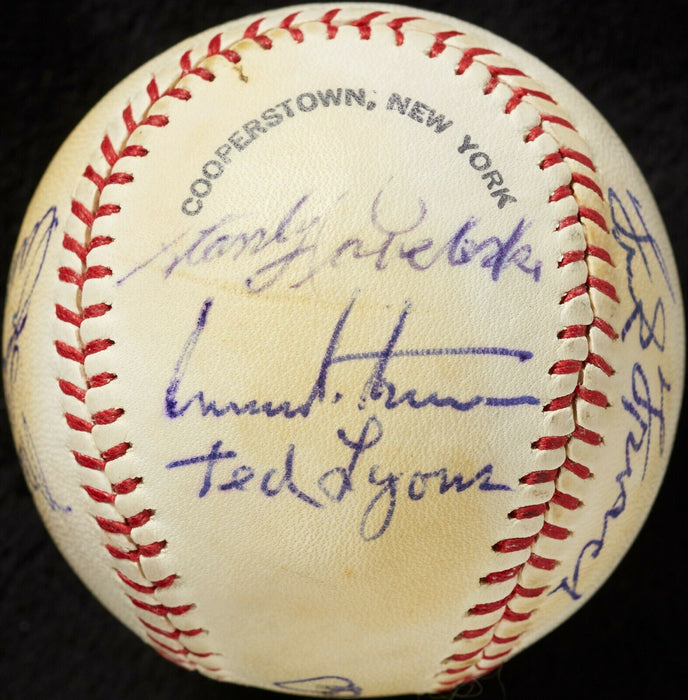 1969 Hall Of Fame Induction Signed Baseball Casey Stengel Stan Musial Beckett