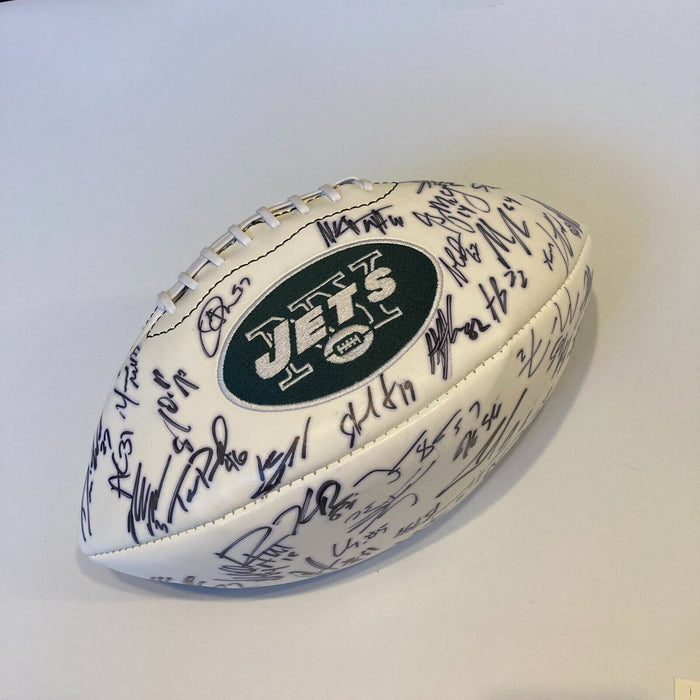 2012-13 New York Jets Team Signed Wilson NFL Football JSA COA #10