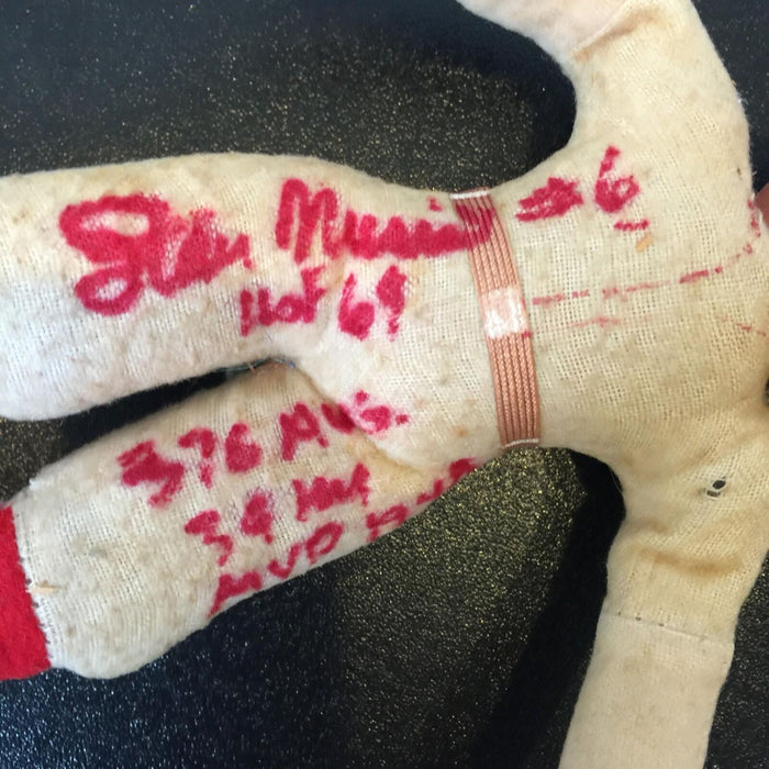 Stan Musial Signed Heavily Inscribed 1940's St. Louis Cardinals Doll JSA COA