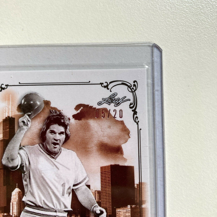 2013 Leaf National Convention Pete Rose Auto #5/20 Signed Baseball Card
