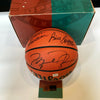 Michael Jordan Bill Russell Magic Johnson Larry Bird Signed Basketball UDA COA