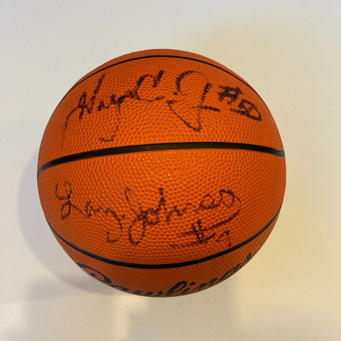 1989 - 1990 UNLV Rebels NCAA National Champs Team Signed Mini Basketball JSA