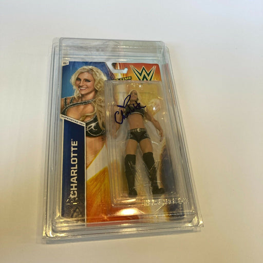Charlotte Flair Signed Mattel Superstar Wrestling Action Figure WWE