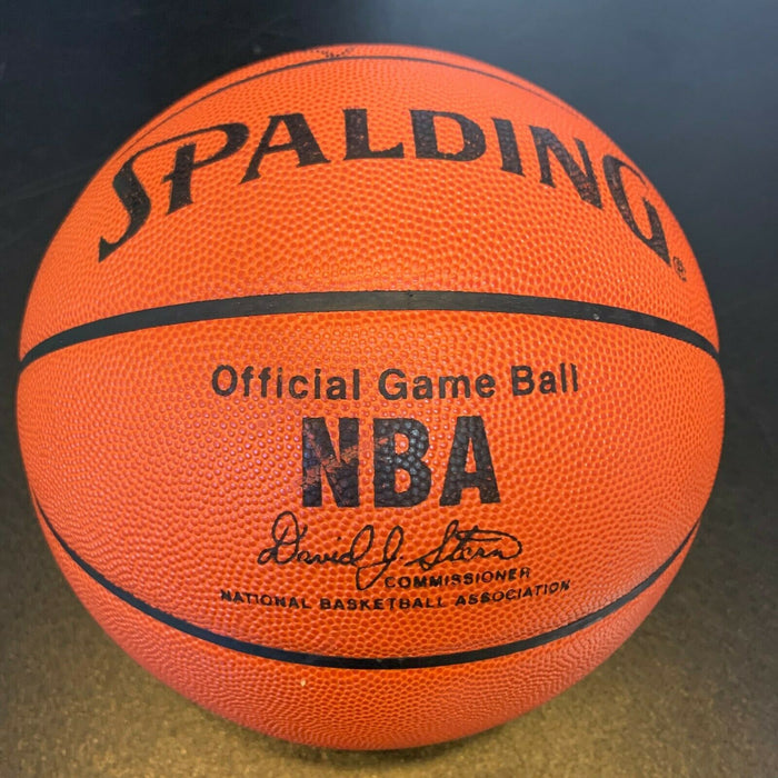 Rare Wilt Chamberlain "Peace" Signed Spalding NBA Official Game Basketball JSA
