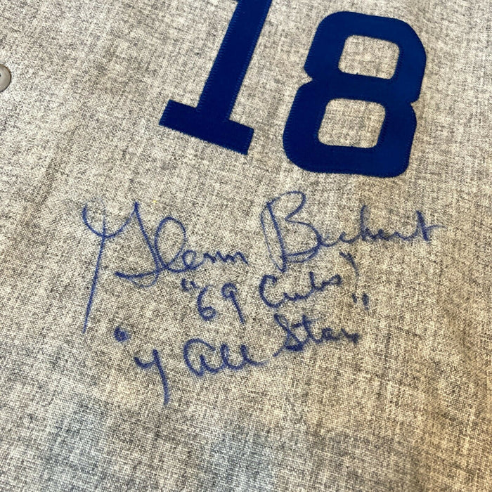 Glenn Beckert 1969 Chicago Cubs Signed 1969 Chicago Cubs Jersey