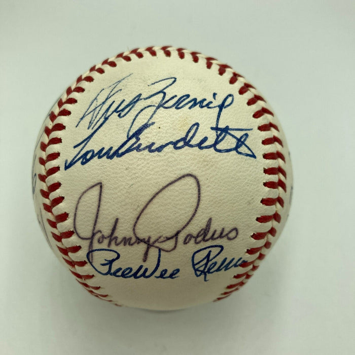 Lefty Grove & Lefty Gomez 1973 Old Timers Days Multi Signed Baseball
