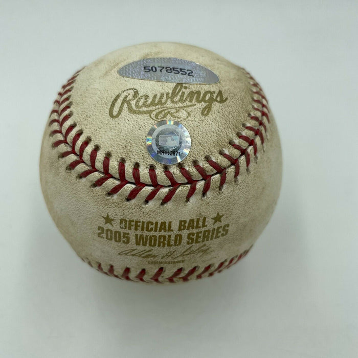 Roger Clemens Signed 2005 World Series Game 1 Game Used Baseball Tristar COA