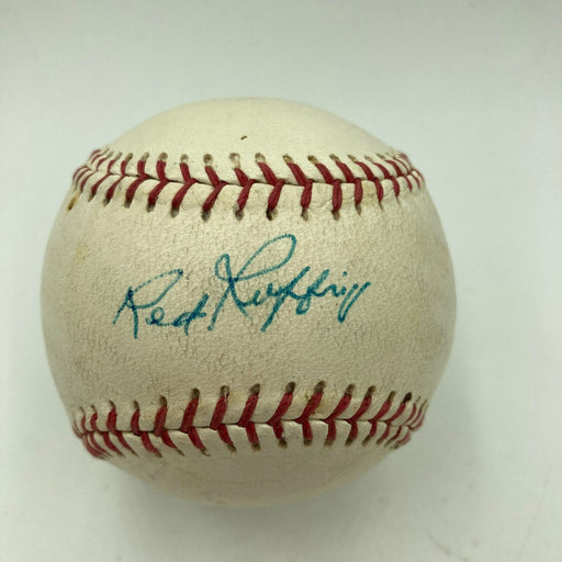 Beautiful Red Ruffing Single Signed Autographed Baseball JSA COA