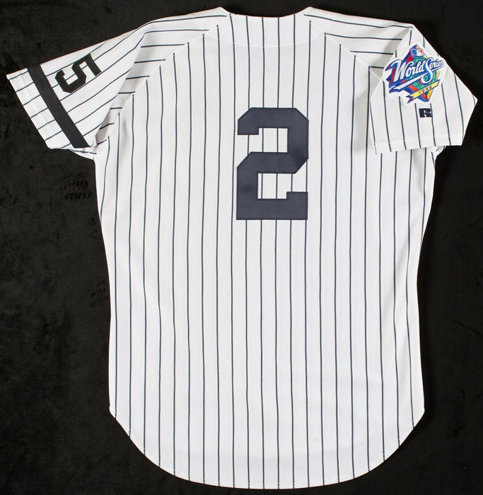 Derek Jeter Signed New York Yankees Game Model 1999 World Series Jersey Steiner