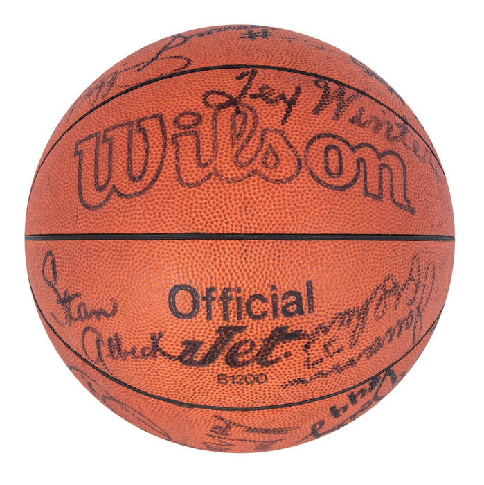 Michael Jordan Rookie Era 1985-86 Chicago Bulls Team Signed Basketball PSA DNA