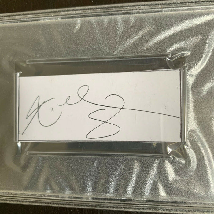 Kobe Bryant #8 Signed Autographed Cut Signature PSA DNA Slabbed Encapsulated