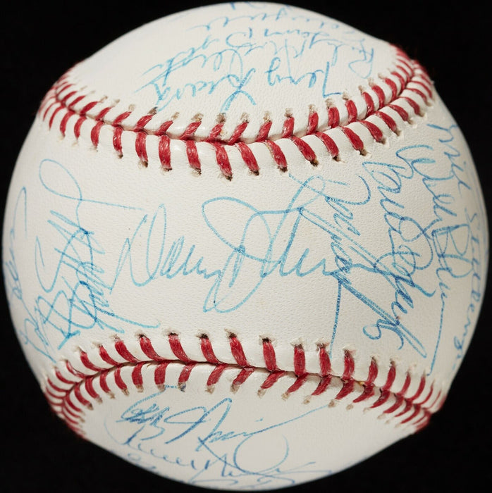 1986 New York Mets World Series Champs Team Signed W.S. Baseball Steiner COA