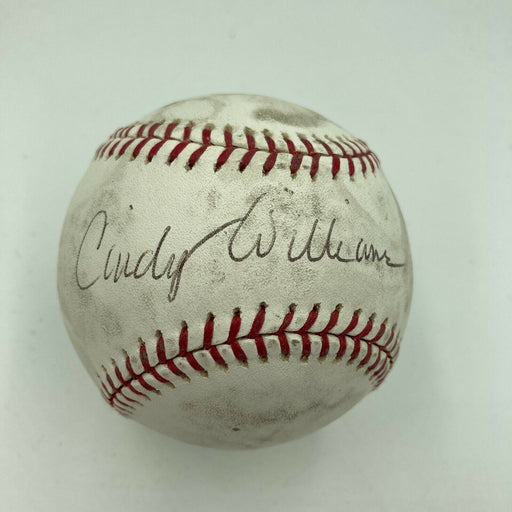Cindy Williams Signed Autographed MLB Baseball Celebrity JSA COA