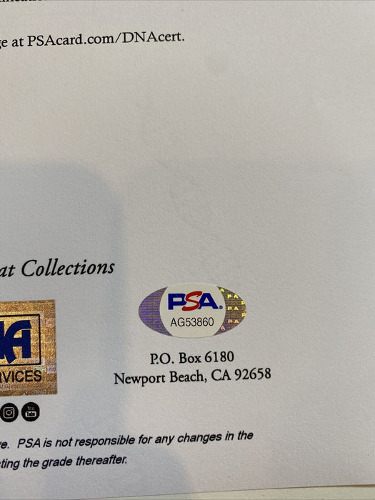Magnificent Honus Wagner Single Signed Autographed Baseball PSA DNA COA 1944