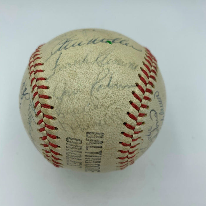 1966 Baltimore Orioles World Series Champs Team Signed Baseball JSA COA