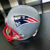 Tom Brady Super Bowl MVP Signed Heavily Inscribed Patriots Helmet Tristar COA