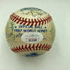 1987 Minnesota Twins World Series Champs Team Signed Baseball Kirby Puckett JSA