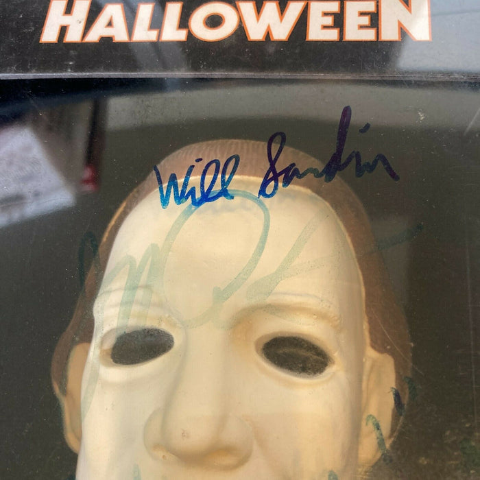 Halloween Cast Signed DVD Set John Carpenter PJ Soles Will Sandin Castle JSA