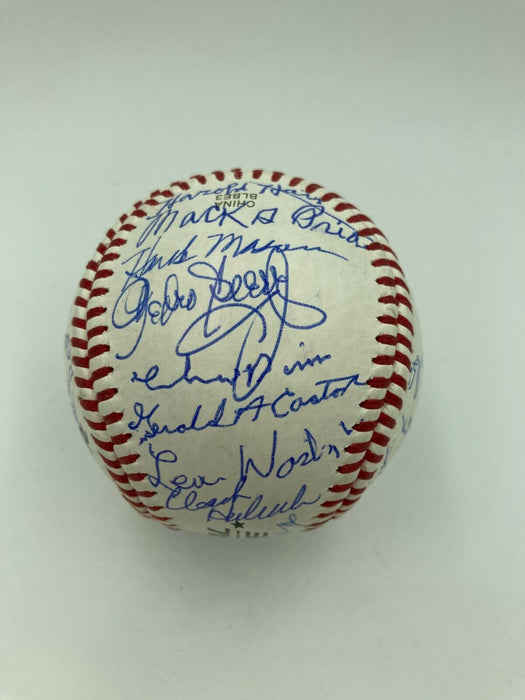 Negro League Legends Multi Signed Rawlings Official Baseball 30+ Signatures RARE