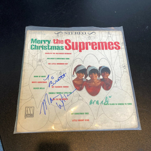 Mary Wilson The Supremes Signed Autographed Vintage LP Record