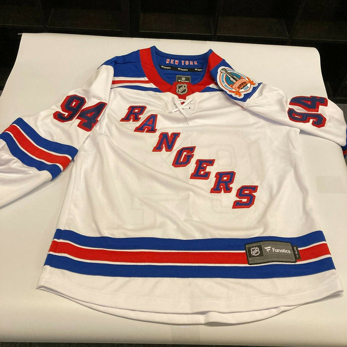 1994 New York Rangers 15 Player Team Signed Stanley Cup Jersey #/94