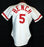 Johnny Bench Signed 1983 Cincinnati Reds Game Used Jersey PSA DNA