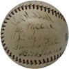 The Finest 1933 NY Giants World Series Champs Team Signed Baseball Mel Ott JSA