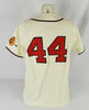 Hank Aaron 755 Home Runs 3771 Hits Signed Authentic Braves Jersey Steiner COA