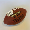 Jim Brown Hall Of Fame 1971 #32 Signed Wilson NFL Game Football JSA COA