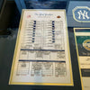 Derek Jeter Yankees Record Breaking 2,722 Hit Signed Game Used Base Steiner COA
