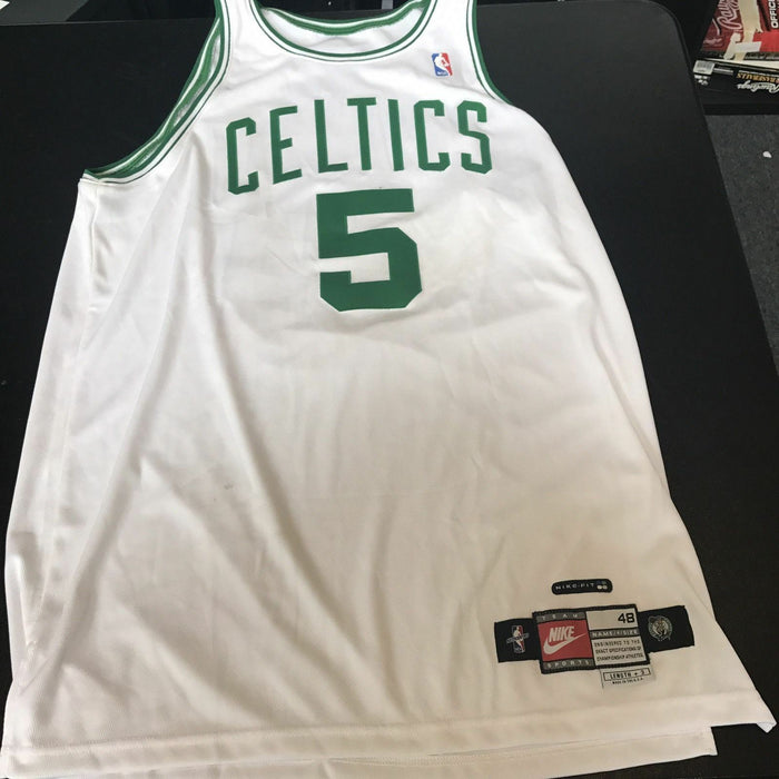 1998-99 Ron Mercer Signed Game Issued Boston Celtics Authentic Jersey JSA