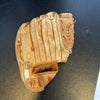 Hank Aaron "715 Home Runs 4-8-1974" Signed 1970's Game Model Baseball Glove JSA