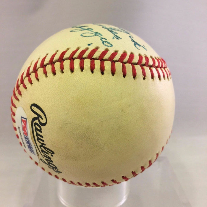 Vintage 1970's Joe Dimaggio Signed Autographed Baseball PSA DNA LOA