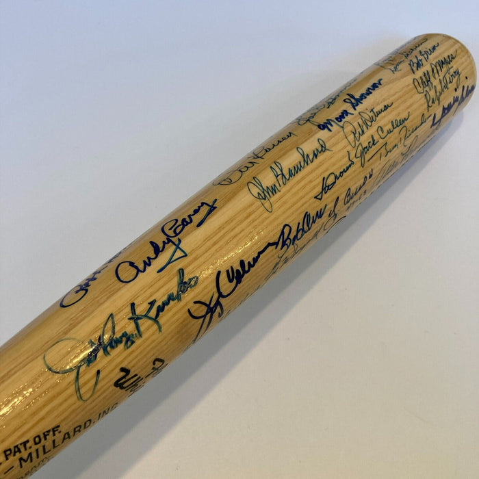 1950's New York Yankees Legends Multi Signed Baseball Bat 60 Sigs JSA COA