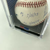 Stunning Nolan Ryan 7 No Hitters Signed Inscribed Baseball PSA DNA 10 GEM MINT