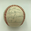 Joe Dimaggio Mickey Mantle Elston Howard Yankees Greats Signed Baseball PSA DNA