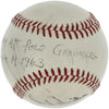 1963 Duke Snider Signed "Last Day at Polo Grounds" NL Giles Baseball Beckett COA