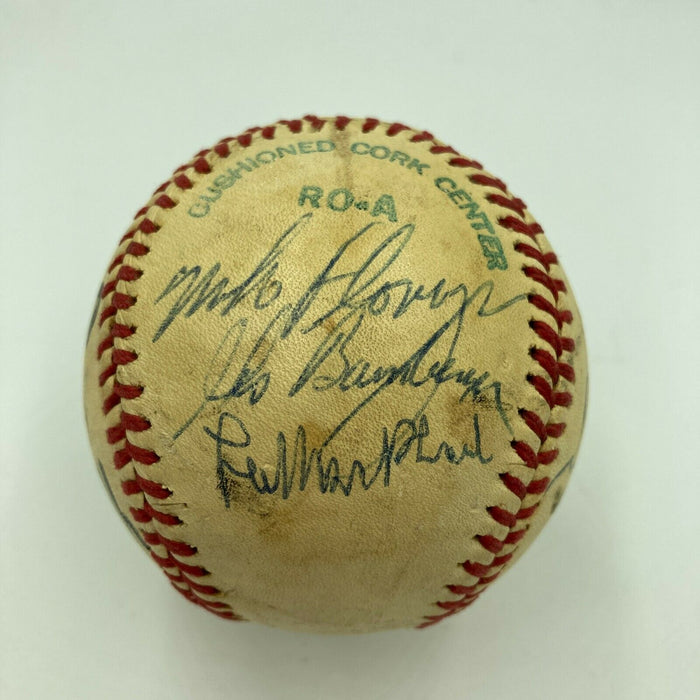 1970's New York Yankees VS Baltimore Orioles Actual Signed Game Used Baseball