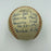 Joe Dimaggio & Tony Lazzeri San Francisco Seals Signed 1940 Baseball JSA COA