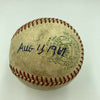 Mickey Lolich Signed Career Win No. 58 Final Out Game Used Baseball Beckett COA