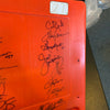 New York Giants Legends Signed Seatback Eli Manning Michael Strahan Steiner COA