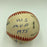 Pete Rose Signed Heavily Inscribed STAT National League Baseball JSA COA