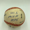 Pete Rose Signed Heavily Inscribed STAT National League Baseball JSA COA