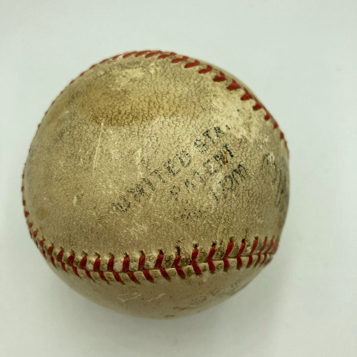 Charles Chick Fullis Single Signed 1920's Baseball 1934 St. Louis Cardinals