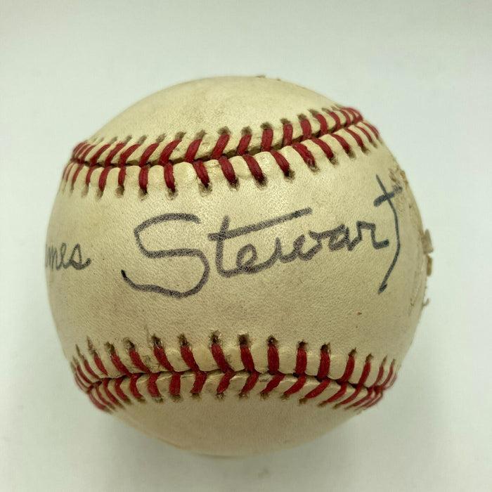 James Jimmy Stewart Signed National League Baseball JSA COA Movie Star